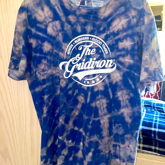 Gridiron Sports Bar Tie Dye Tee - Picture 1 of 2